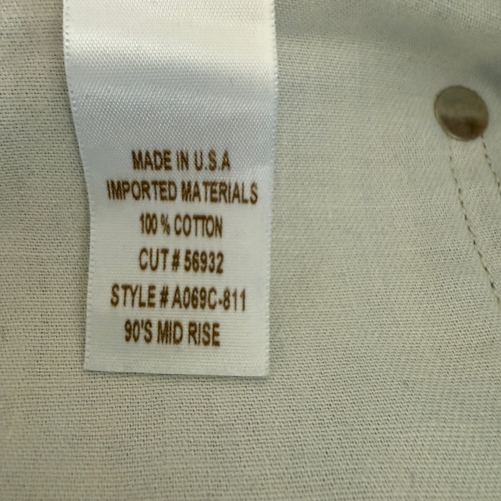 AGOLDE 90’s Mid Rise Button Fly Distressed Jeans, Size 31 - Picture 12 of 14